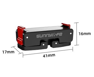Suunylife อะแดปเตอร์แม่เหล็กสำหรับกล้อง DJI Osmo Action 5 PRO 4/3/2พับได้แผ่นปลดเร็วสำหรับกล้อง DJI Action 5 4อุปกรณ์เสริมช่วยขยาย
