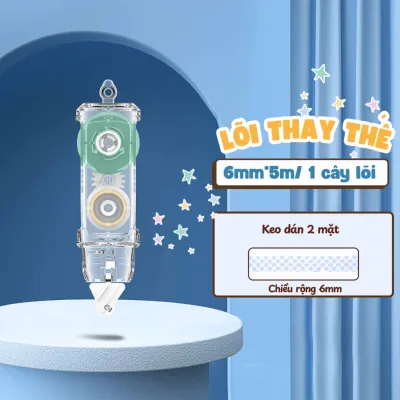 Bút băng dính hai mặt bút keo có họa tiết hoạt hình keo dính chắc thích hợp để trang trí DIY sách thiệp quà tặng