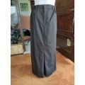 seragam sekolah - span ploi belakang panjang / belah belakang SMP SMA kerja warna hitam dan coklat. 