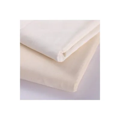 【Gear Meadow】 Pure Cotton White Raw Material Fabric Dyed Cotton Polyester Fabric for Clothing Design 3D Pattern Cutting White Fabric