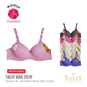 Tally 2670 BH - Bra Wanita - Busa Tipis Cup B Kawat - Comfort Bra - Uk 34 - 38