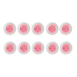 YOUSHI TOP 10Pcs Tròn Miếng lót cốc dạ quang Trọng lượng nhẹ LED Miếng dán cốc dạ quang Phụ kiện quầy bar Chạy bằng pin Tấm lót cốc rượu phát sáng Quán Rượu