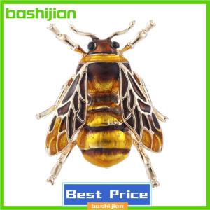 bashijian Zozo Vintage Bee Brooch Pin Shirt Animal Metal Pin Clothing Accessories