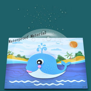 10pcs/12pcs (2 in 1) 3D DIY EVA Foam Sticker Puzzle Game Early Education toys Art Sticker for kids