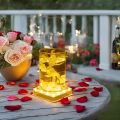 Simplelight 5 Inch Square Led Light Base - Light Base for Glass Art, Ideal Led Display for Vases - Lighted Base for Glass Art (5inch Square LED Vase Base Light, Soft White). 