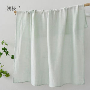 ผ้าหุ้มตัวเด็กผ้าใยไผ่เด็ก2ชั้นผ้าเช็ดตัว Muslin ผ้าเช็ดตัวสีทึบสำหรับเด็กหญิงเด็กชาย