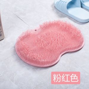 Relaxing Foot Scrubber Feet Cleaner Massager Pad Shower Foot Brush Exfoliate Anti-slip Bathroom Pad Berus Kaki 带吸盘洗脚搓脚垫子