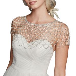 Tua rua thời trang Vai Chuỗi Đám Cưới Cho Phụ Nữ Mặc Vòng Cổ Nhiều Hàng Mặc Bikini Trang Trí Nội Thất Rỗng Khăn Choàng