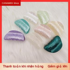 CS Clip tóc cổ điển cho cô gái Claw Clip mới bằng đá cẩm thạch kết cấu barrette cá mập clip cho phụ nữ tóc phụ kiện