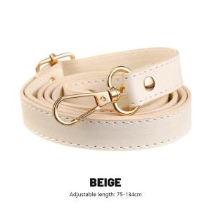 Fashion Replacement Adjustable Crossbody Shoulder Bags Accessories Leather Strap Purse Handle Handbag Belts Handbags Accessories 130cm Long Adjustable PU Leather Bag Strap for Crossbody 1.8cm Wide Shoulder Bag Strap Replacement