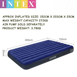 Intex Dura-Beam® Standard Downy Air Mattress 10" Queen SKU: 64759E