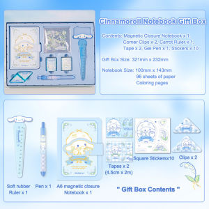 SG Stock Speccol Sanrio Notebook Gift Set Box Exquisite Magnetic Buckle Handbook Notepad Set Children Birthday Gifts