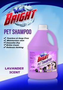 Pet Shampoo (Dogs & Cats) - Moisturizing & Gentle (Madre de Cacao) 2-in-1 1 Gallon (Free Brush)
