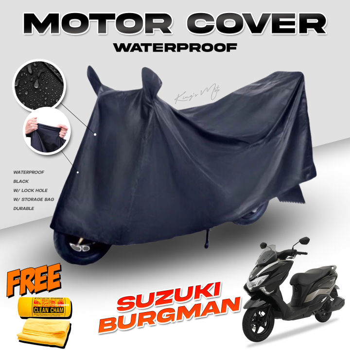 SUZUKI BURGMAN MOTORCYCLE COVER Universal Waterproof Motorcycle Cover ...