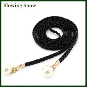Blowing Creative Thin PU Belt Simulated Elastic Waist Belts Women Dress Skirt Decoration Gift Women Belt