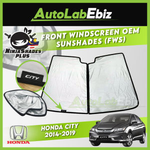Honda City 2014-2019 NinjaShades Plus Front Windscreen OEM Sunshades Foldable (FWS)