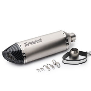 470MM/570MM Motorcycle Exhaust Muffler Tail pipe Exhaust Canister End Pipe Escape Moto Vent Pipe With DB Killer Stainless Steel Universal For KYMCO AK550 XCITING CT 250 300 400 CBR 650R R3 R25 ZX-6R ZX10R z250 z300 ninja 300 z1000 GSX 750 ETC.
