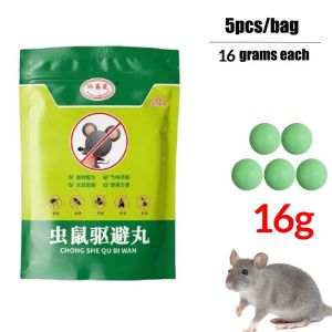 5 Pcs/Bag Rat repellent for home Mouse Repeller Repellent Peppermint Balls to Repel Rats Deterrent Indoor Rat Killer