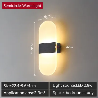 【STAR】Rechargeable wall lamp Touch sensor light bedroom bedside chargeable light for room night lights