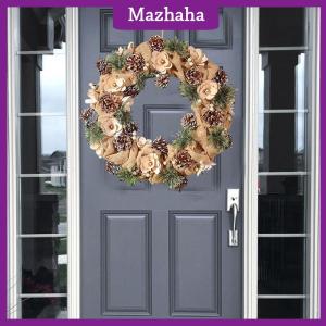 Mazhaha White Round Polystyrene Foam Ring For Christmas Crafts DIY Handmade Wreath Wedding Holidays Home Party Decoration