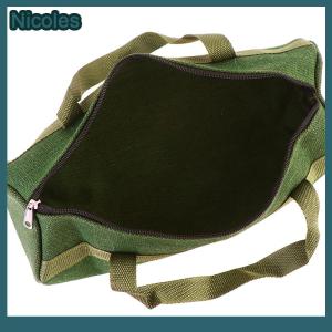 [Nicoles] Durable Thicker Canvas Tool Pouch for Electrical Tool Storage Organizer