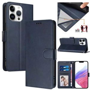 Luxury Casing For iPhone 17 Air 16 15 14 13 12 11 Pro Plus Max Slim Book Wallet Leather Card Slot Flip SkinStand Cover Case