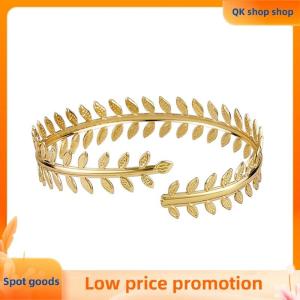 ✨QK shop✨ Fashion Arm Bracelet for Women Girls Mental Open Upper Arm Bangle Bracelet Simple Adjustable Armlet Armband