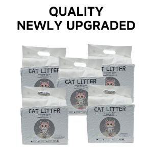 LF fole livet 5 Packs Cat Litter Antibacterial Fast water Absorption Mixed 99% soar Cat Litter tofu+1% lemon deodorant dust-free Pasir Kucing wang 猫砂