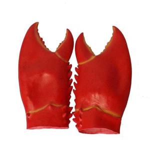 เครื่องแต่งกายคอสเพลย์วันฮาโลวีนเกมปาร์ตี้เครื่องแต่งกายวันฮาโลวีนแต่งตัวถุงมือกรงเล็บปูกุ้งตลก