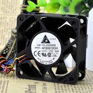 60mm Case Fan for Delta AFB0612GH 60x60x25mm 12V 0.72A 4-Wire PWM Cooling Fan