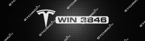 Tesla SecureMark car security marking sand blasting glass windscreen windshield windows VIN etching number plate kit