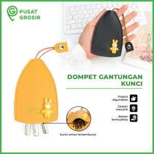 Dompet Gantungan Kunci rumah Tarik tali mini Key Holder Aksesoris Konci mobil motor keychain