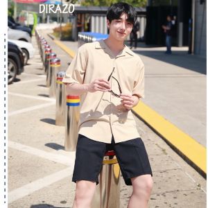 [Hàng VNXK] Áo sơ mi ngắn tay nam nữ  form rộng chất liệu vải lụa cao cấp không nhăn màu trắng đen phong cách Hàn Quốc