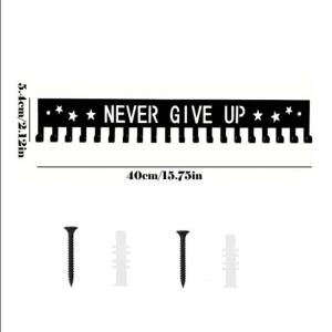 GG Medal Display Rack Metal Medal Hanger Holder Organizer Wall Mounted Large Capacity Award Holder For Race Soccer Karate