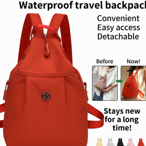 Large Capacity Lightweight Women Backpack Casual Waterproof Travel Fashionable Simple Korean Style