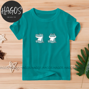 crocodile buaya atasan kaos kids anak cewek cowok laki perempuan cotton katun lengan pendek distro