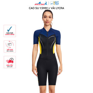 Đồ bơi giữ nhiệt người lớn DIVE AND SAIL cao su 1.5mm vải Lycra chống nắng ngăn tia UV