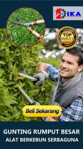 Kenmaster Gunting Pagar / Gunting Rumput potong tanaman ranting dahan pohon taman Jumbo Kualitas bagus