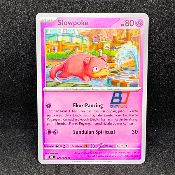 Kartu Pokemon SLOWPOKE TCG Indonesia