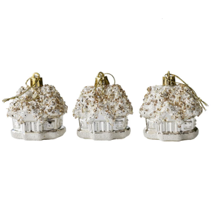 Nhà nghỉ đồ trang trí cho ngày lễ mạ điện Bóng Mặt Dây chuyền cây giáng sinh cho ngoài trời