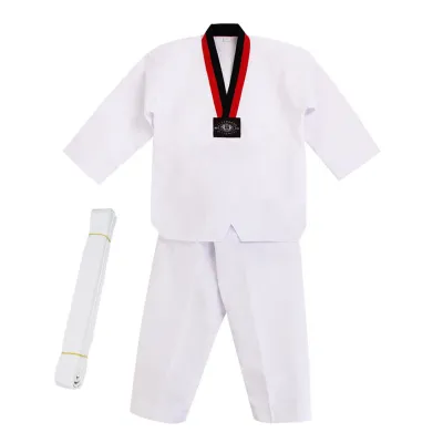 Pure Cotton High-Quality Taekwondo Clothing Childrens Adult Taekwondo Uniforms Karate Clothing