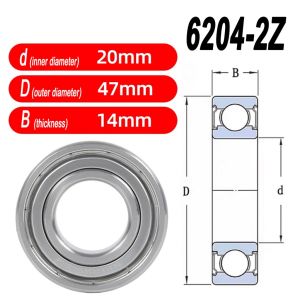 Stainless Steel Rolling Bearings Smooth Rotation High Speed Deep Groove Low Noise for Machinery
