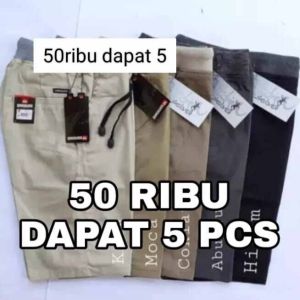 ( LAGI PROMO 50dapat 5pcs ) CELANA CHINOS JOVA 50RB DAPAT 5