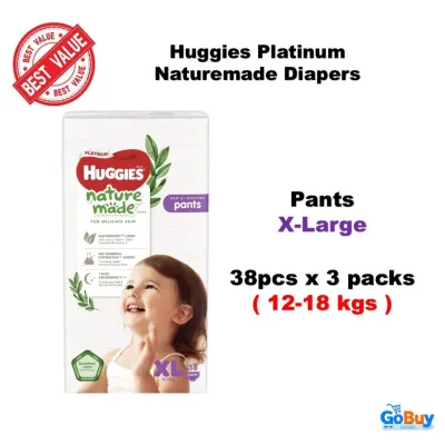 Huggies Platinum Naturemade Diapers | Pants & Tape | Carton Sales