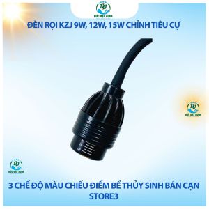 Đèn led rọi chỉnh tiêu cự 3 chế độ sáng KZJ Biotop cao cấp cho bể cá cảnh bể thủy sinh