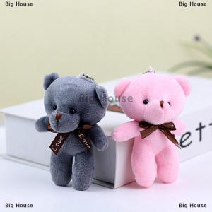 [COD] Big House Bear Plush Toys Mini Teddy Bear Dolls Toy Bear Pendant costume creative Pendant Party Wedding Keychain Bag Pendant Teddy Doll