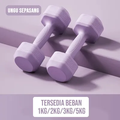 BBAK SET SEPASANG Dumbell/Dumble/Barbel Wanita Tersedia Berat 1KG/ 2KG/ 3KG/ 5KG