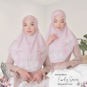 HIRA-Hijabwanitacantik - Instan Baiti Emily Series | Hijab Instan | Jilbab Instan Bergo Exclusive Printing