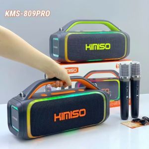 Loa Karaoke KIMISO KMS 809 Pro Tặng Kèm 2 Micro Cao Câp Loa KMS-809 Pro Thiết Kế Cực Đẹp Công Suất 60W Dễ Sử Dụng