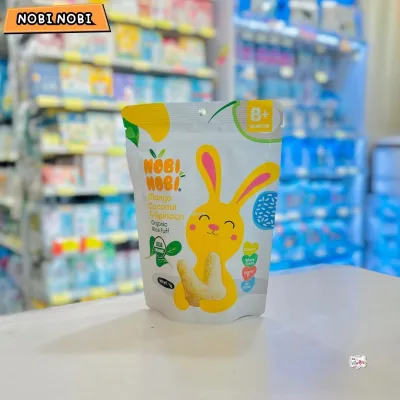 NOBINOBI โนบิโนบิ ขนมข้าวพองเด็ก แคลเซี่ยมสูง ขนมเด็ก 15กรัม คละรส
